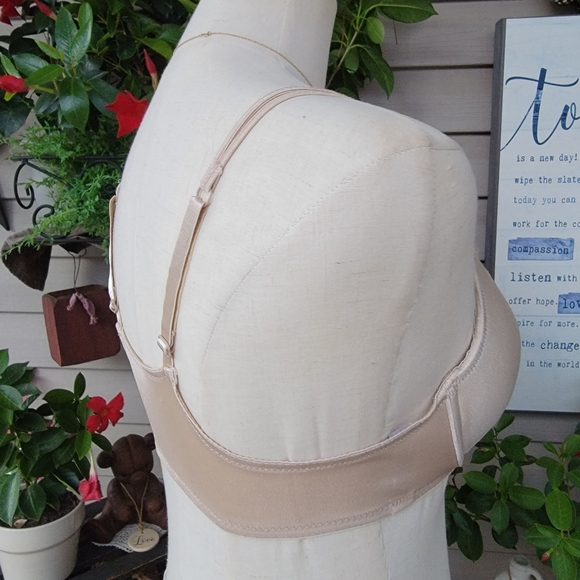 SECRET TREASURES ♡ Sweet Frosted Taupe Thick Padded Front Clasp Push Up Bra 34C - Picture 8 of 17